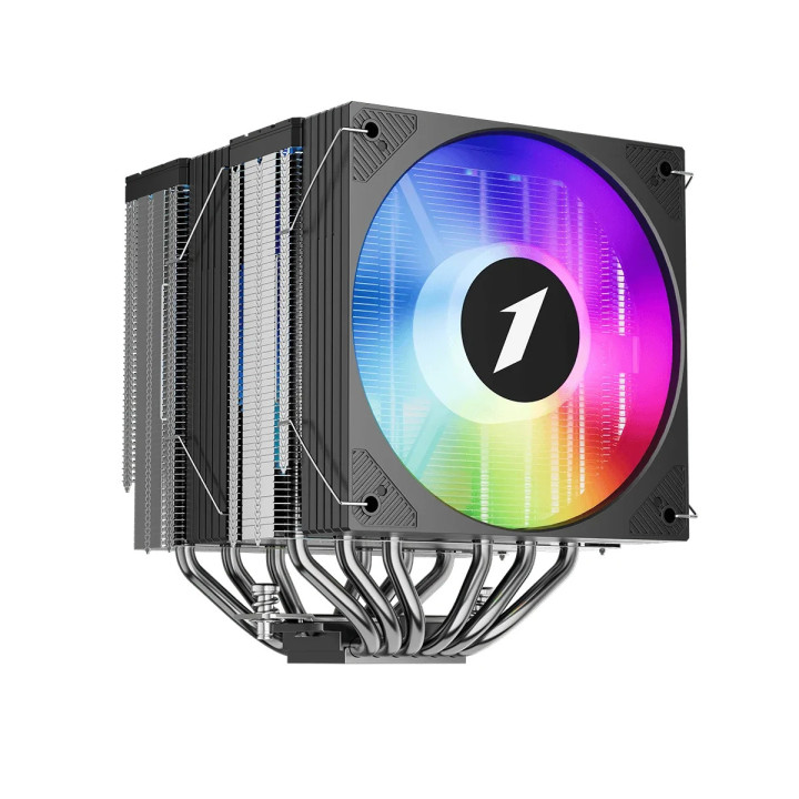 Охладител за процесор 1stPlayer CRYO CY12LD, Dual-Tower, LGA1851/AM5, 275W, ARGB - CY12LD-BK - 4