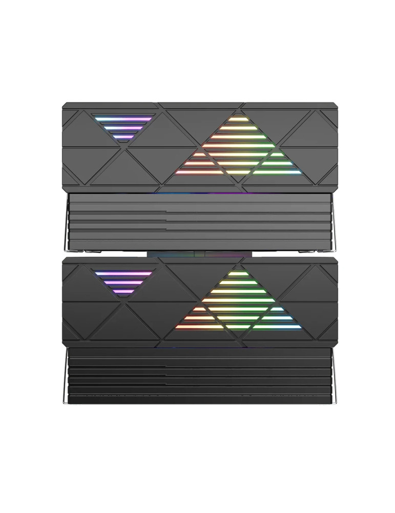 Охладител за процесор 1stPlayer CRYO CY12LD, Dual-Tower, LGA1851/AM5, 275W, ARGB - CY12LD-BK - 9