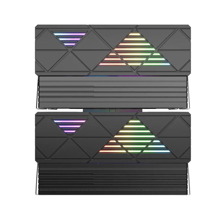 Охладител за процесор 1stPlayer CRYO CY12LD, Dual-Tower, LGA1851/AM5, 275W, ARGB - CY12LD-BK - 9