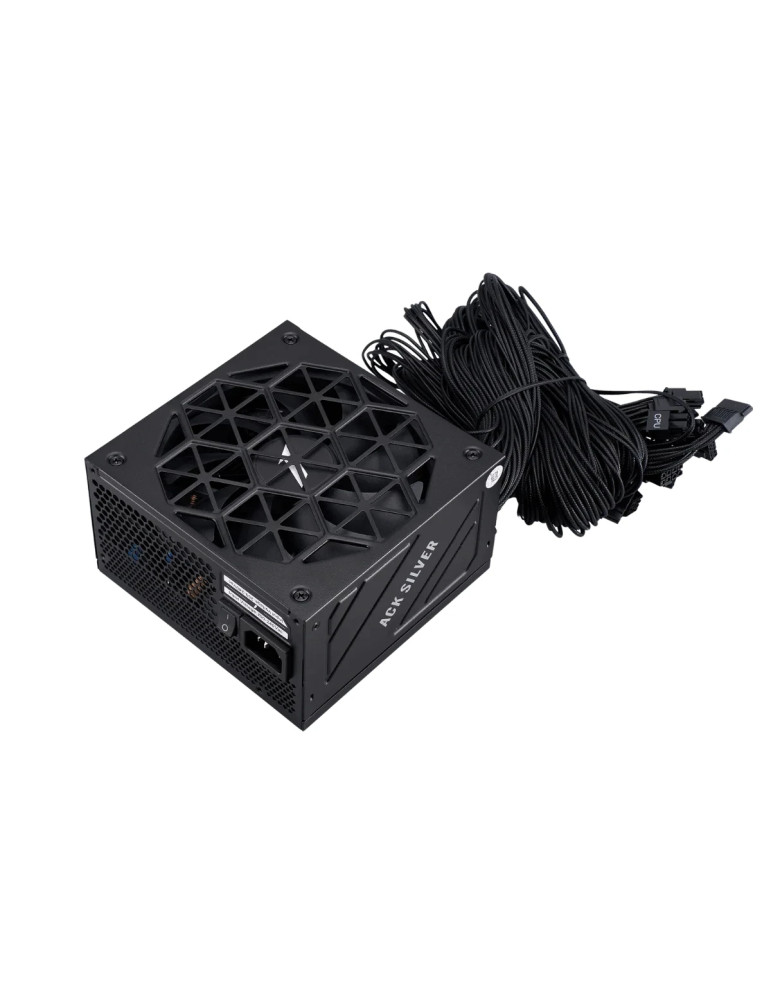 Захранване 1stPlayer ACK Silver 850W ATX 3.1, 850W, 80+ Silver, Active PFC, 140mm вентилатор - PS-850BA7 - 3