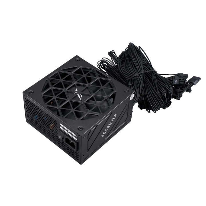 Захранване 1stPlayer ACK Silver 850W ATX 3.1, 850W, 80+ Silver, Active PFC, 140mm вентилатор - PS-850BA7 - 3