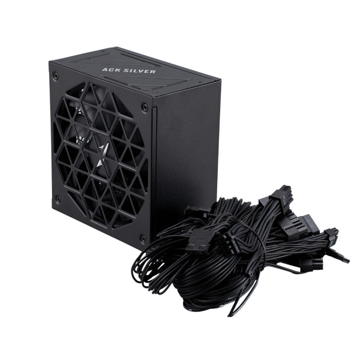 Захранване 1stPlayer ACK Silver 850W ATX 3.1, 850W, 80+ Silver, Active PFC, 140mm вентилатор - PS-850BA7 - 4