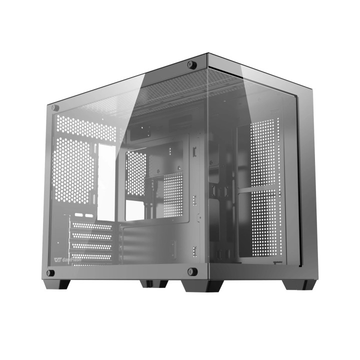 Кутия за компютър Darkflash B275 PRO, mATX Mini Tower, 6x120mm ARGB вентилатори, Tempered Glass - B275-PRO-6F-BK - 9