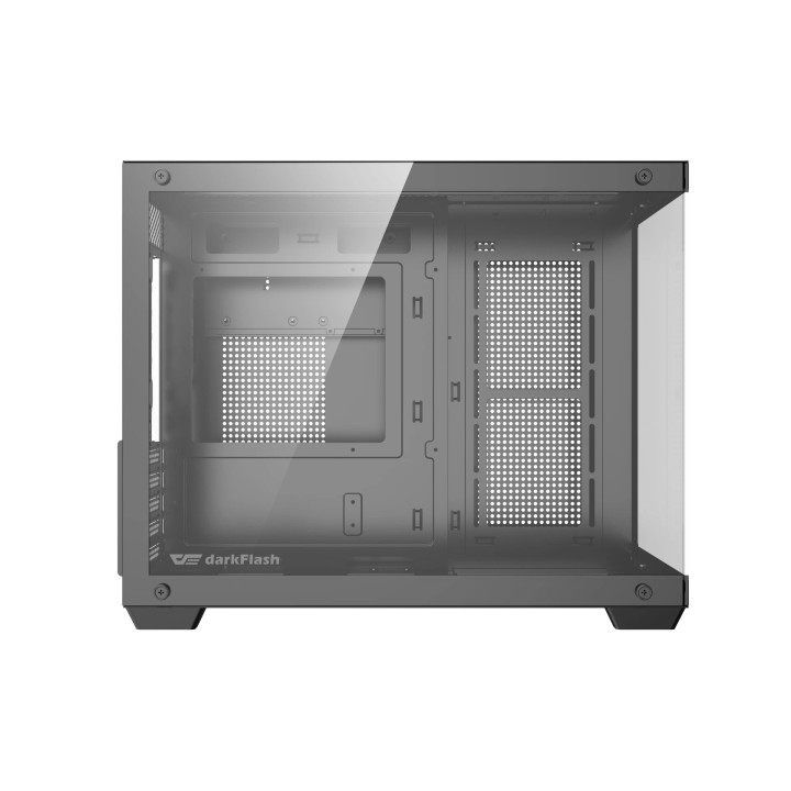 Кутия за компютър Darkflash B275 PRO, mATX Mini Tower, 6x120mm ARGB вентилатори, Tempered Glass - B275-PRO-6F-BK - 11