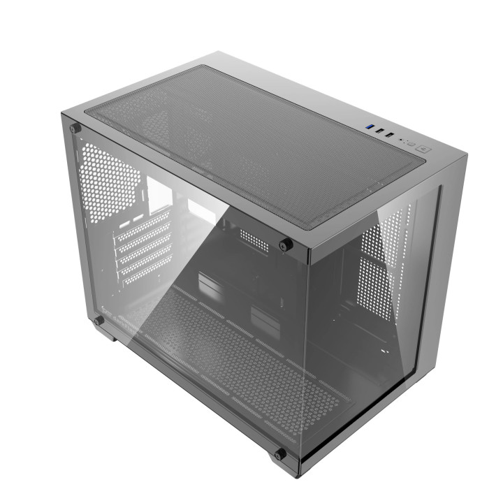 Кутия за компютър Darkflash B275 PRO, mATX Mini Tower, 6x120mm ARGB вентилатори, Tempered Glass - B275-PRO-6F-BK - 16
