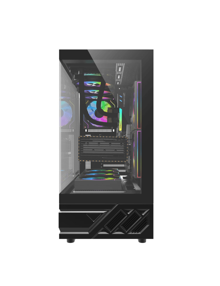 Кутия за компютър Darkflash DS950 Black, ATX Mid Tower, Tempered Glass, 6x 120mm A-RGB, 450x222x465mm - DS950-6F-BK - 4