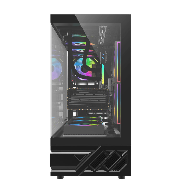 Кутия за компютър Darkflash DS950 Black, ATX Mid Tower, Tempered Glass, 6x 120mm A-RGB, 450x222x465mm - DS950-6F-BK - 4