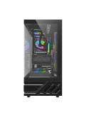 Кутия за компютър Darkflash DS950 Black, ATX Mid Tower, Tempered Glass, 6x 120mm A-RGB, 450x222x465mm - DS950-6F-BK - 4