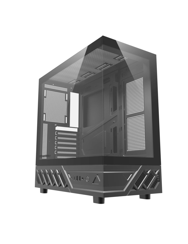Кутия за компютър Darkflash DS950 Black, ATX Mid Tower, Tempered Glass, 6x 120mm A-RGB, 450x222x465mm - DS950-6F-BK - 13