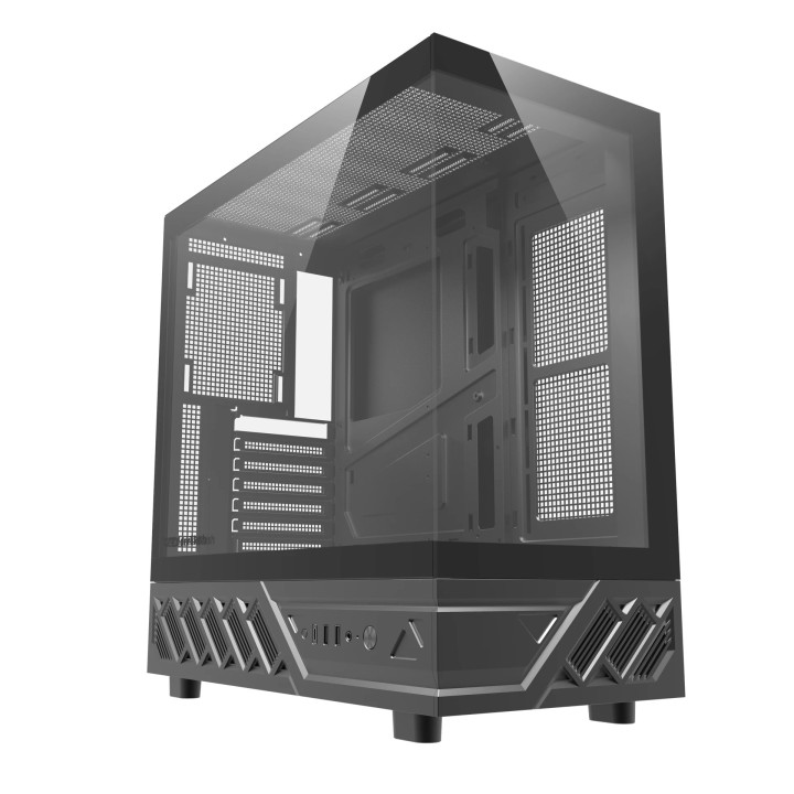 Кутия за компютър Darkflash DS950 Black, ATX Mid Tower, Tempered Glass, 6x 120mm A-RGB, 450x222x465mm - DS950-6F-BK - 13