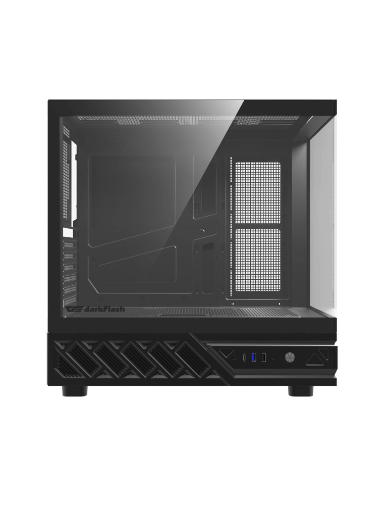 Кутия за компютър Darkflash DS950 Black, ATX Mid Tower, Tempered Glass, 6x 120mm A-RGB, 450x222x465mm - DS950-6F-BK - 14