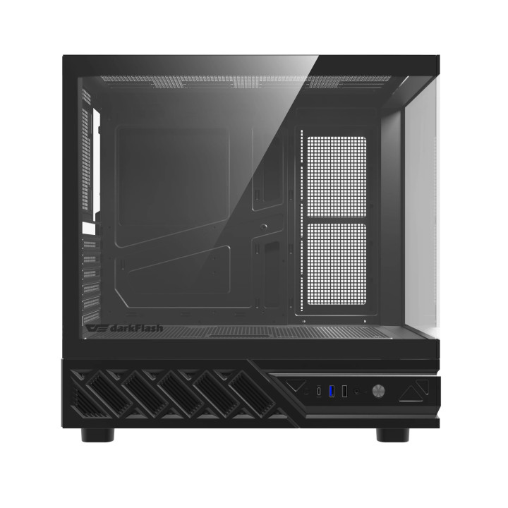 Кутия за компютър Darkflash DS950 Black, ATX Mid Tower, Tempered Glass, 6x 120mm A-RGB, 450x222x465mm - DS950-6F-BK - 14