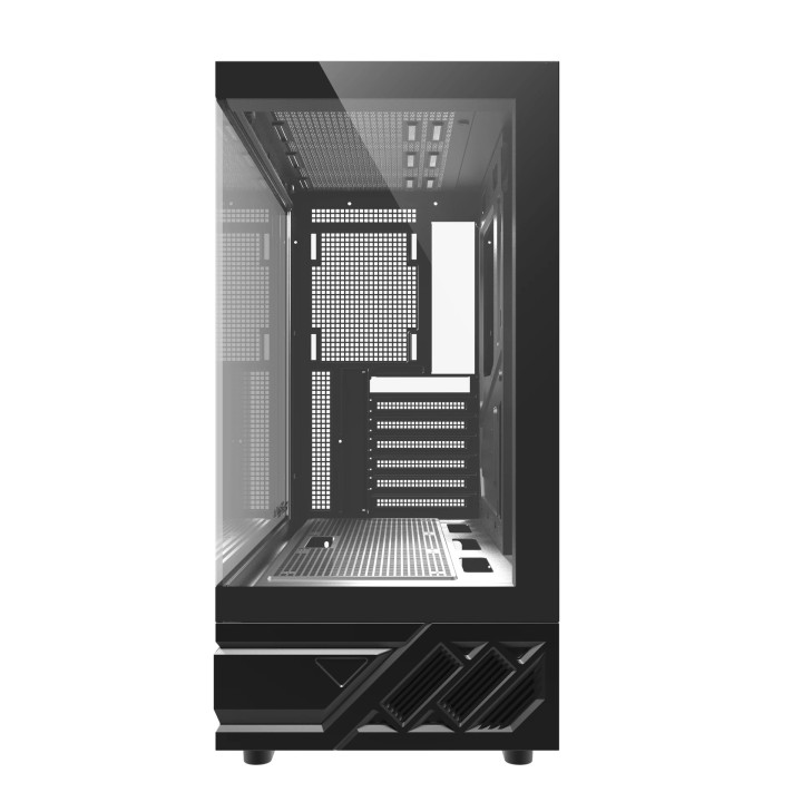 Кутия за компютър Darkflash DS950 Black, ATX Mid Tower, Tempered Glass, 6x 120mm A-RGB, 450x222x465mm - DS950-6F-BK - 15