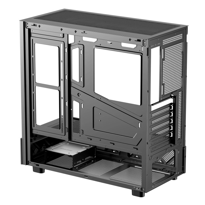 Кутия за компютър Darkflash DS950 Black, ATX Mid Tower, Tempered Glass, 6x 120mm A-RGB, 450x222x465mm - DS950-6F-BK - 23