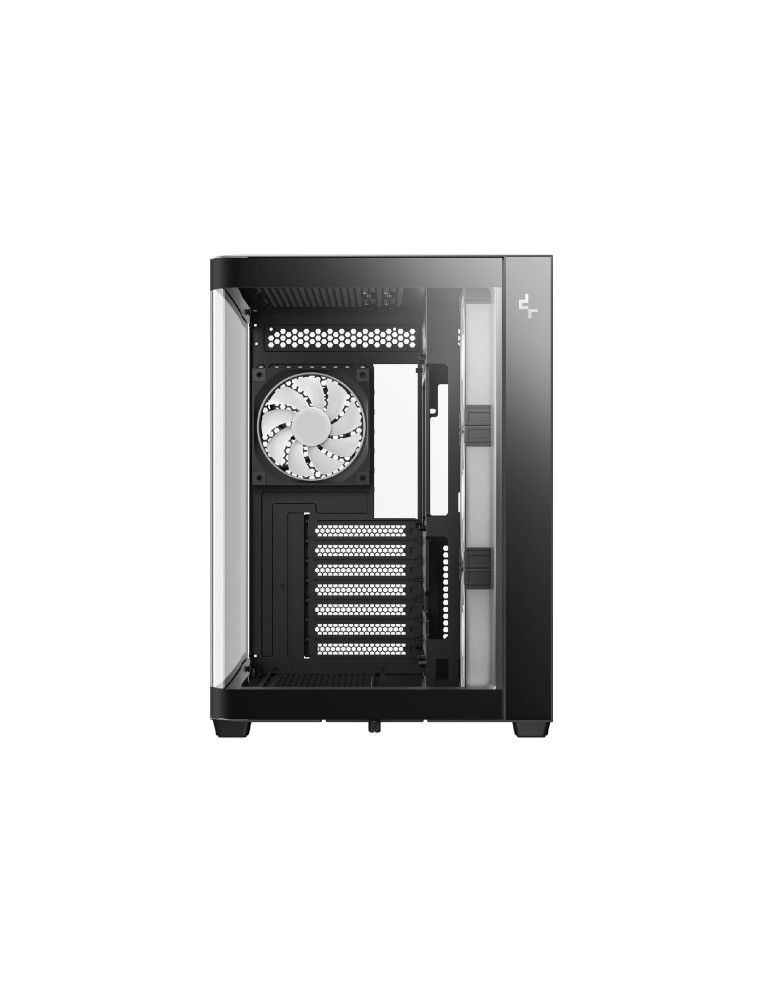 Кутия за компютър DeepCool CG530U, ATX/mATX/Mini-ITX, 4x120mm ARGB вентилатори, Tempered Glass, 7 слота разширение - R-CG530U-BK
