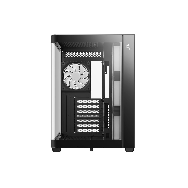 Кутия за компютър DeepCool CG530U, ATX/mATX/Mini-ITX, 4x120mm ARGB вентилатори, Tempered Glass, 7 слота разширение - R-CG530U-BK