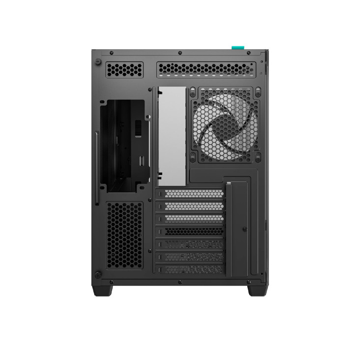 Кутия за компютър DeepCool CG530U, ATX/mATX/Mini-ITX, 4x120mm ARGB вентилатори, Tempered Glass, 7 слота разширение - R-CG530U-BK