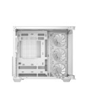 Кутия за компютър DeepCool CG530U 4F WH, ATX/mATX/Mini-ITX, Middle Tower, Tempered Glass, 4x120mm ARGB вентилатори - R-CG530U-WH