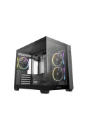 Кутия за компютър DeepCool CG330 3F, mATX Mini Tower, Tempered Glass, 3x 120mm ARGB вентилатора - R-CG330-BKNGM3-G - 1