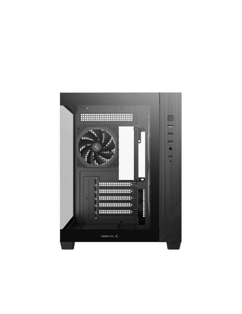 Кутия за компютър DeepCool CG330 3F, mATX Mini Tower, Tempered Glass, 3x 120mm ARGB вентилатора - R-CG330-BKNGM3-G - 3