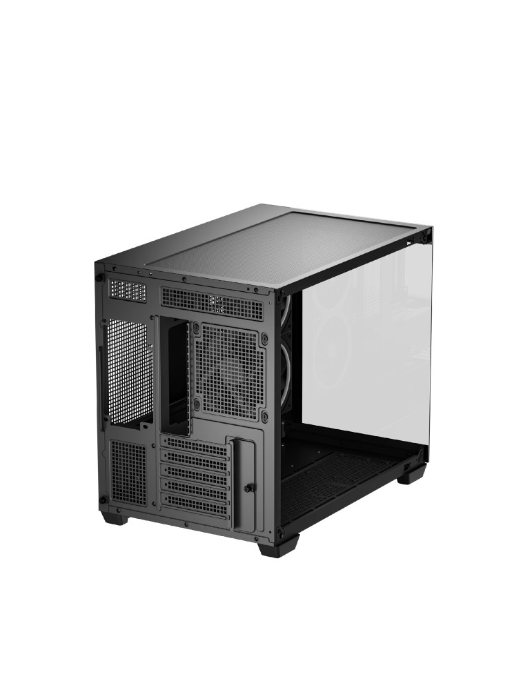 Кутия за компютър DeepCool CG330 3F, mATX Mini Tower, Tempered Glass, 3x 120mm ARGB вентилатора - R-CG330-BKNGM3-G - 6
