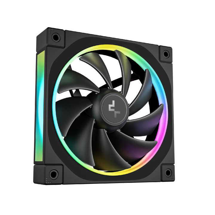 Водно охлаждане за процесор DeepCool LQ360 ULTRA ARGB, 360mm радиатор, LCD екран, 3x120mm вентилатора, ARGB подсветка, Intel LGA