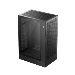 Кутия за компютър DeepCool CH170 PLUS, Mini Tower mATX, Tempered Glass, 290x195x424.5mm - R-CH170-BKNGM0-G - 1
