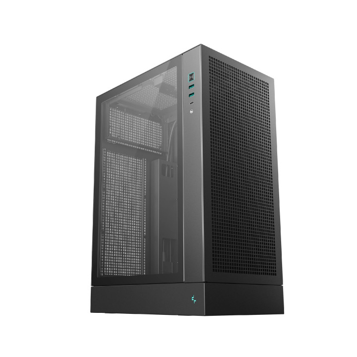 Кутия за компютър DeepCool CH170 PLUS, Mini Tower mATX, Tempered Glass, 290x195x424.5mm - R-CH170-BKNGM0-G - 2