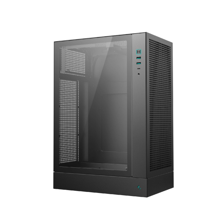 Кутия за компютър DeepCool CH170 PLUS, Mini Tower mATX, Tempered Glass, 290x195x424.5mm - R-CH170-BKNGM0-G - 3
