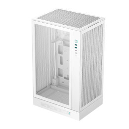 Кутия за компютър DeepCool CH270 DIGITAL WH, Mini Tower mATX, Tempered glass, Бял - R-CH270-WHNDM0-G-1 - 1