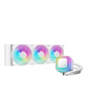 Водно охлаждане за процесор DeepCool LE360 V2 WH, 360mm водно охлаждане, Addressable RGB, LGA1851/AM5 - R-LE360-WHAMMN-G-2 - 1