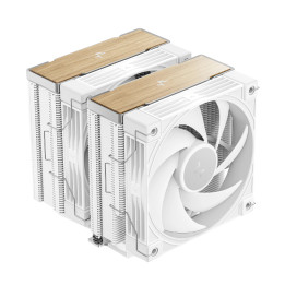 Охладител за процесор DeepCool AK620 G2 WH, 120x120x25mm, 2x вентилатора, LGA1700/AM5, въздушно охлаждане - R-AK620G2-WHNNMN-GJD