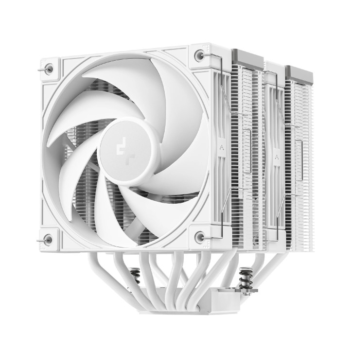 Охладител за процесор DeepCool AK620 G2 WH, 120x120x25mm, 2x вентилатора, LGA1700/AM5, въздушно охлаждане - R-AK620G2-WHNNMN-GJD