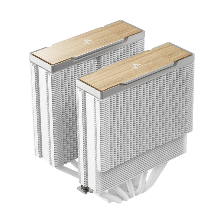 Охладител за процесор DeepCool AK620 G2 WH, 120x120x25mm, 2x вентилатора, LGA1700/AM5, въздушно охлаждане - R-AK620G2-WHNNMN-GJD