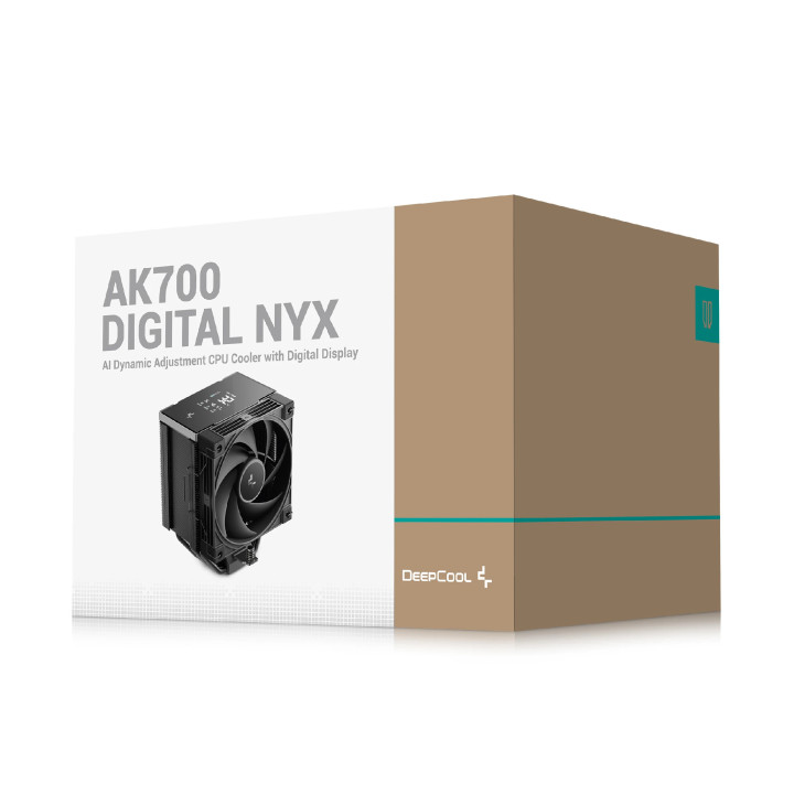 Охладител за процесор DeepCool AK700 DIGITAL NYX, 120mm, въздушно охлаждане, Intel/AMD съвместим - R-AK700-BKNNMN-GJD-1 - 9