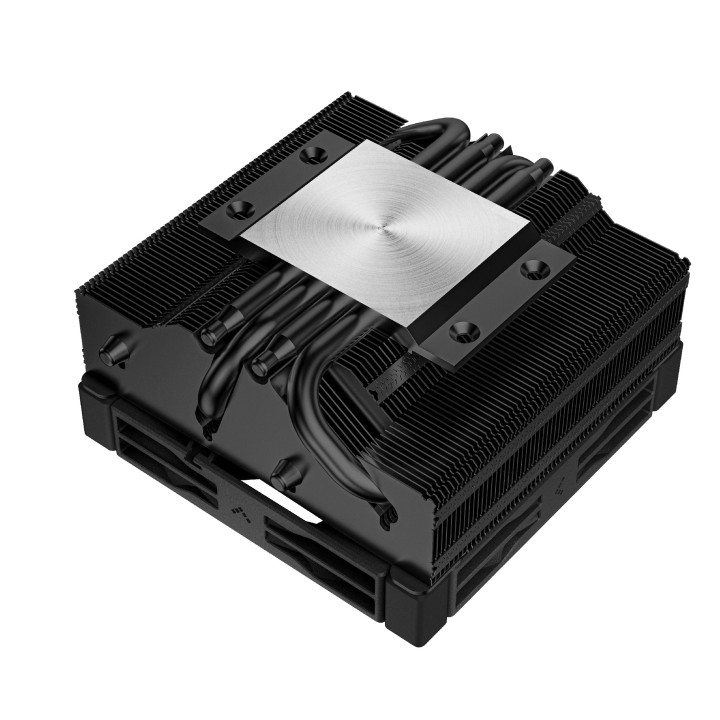Охладител за процесор DeepCool AN400 BK, 92x92x52.5mm, Въздушно охлаждане, LGA1150/1151/1155/1156/1200/1700/1851/AM4/AM5 - R-AN4