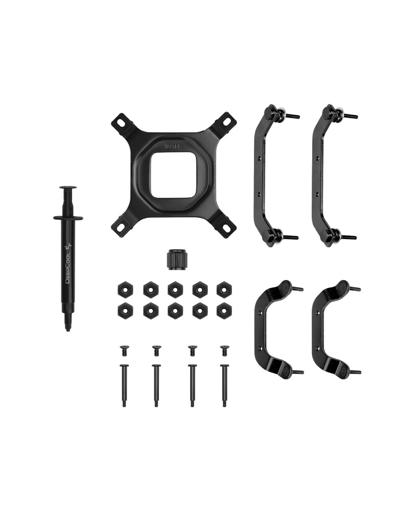 Охладител за процесор DeepCool AN400 BK, 92x92x52.5mm, Въздушно охлаждане, LGA1150/1151/1155/1156/1200/1700/1851/AM4/AM5 - R-AN4