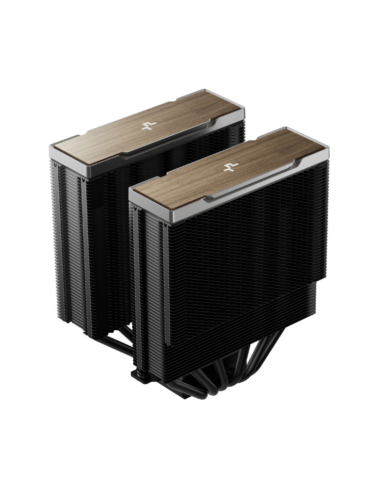 Охладител за процесор DeepCool AK620 G2, 120x120x25mm 2x вентилатор, Intel LGA1150/1151/1155/1156/1200/1700/1851, AMD AM4/AM5, H