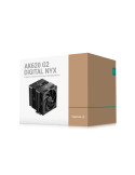 Охладител за процесор DeepCool AK620 G2 DIGITAL NYX, 120x120x25mm, 2x вентилатора, LGA1150/1151/1155/1156/1200/1700/1851/AM4/AM5