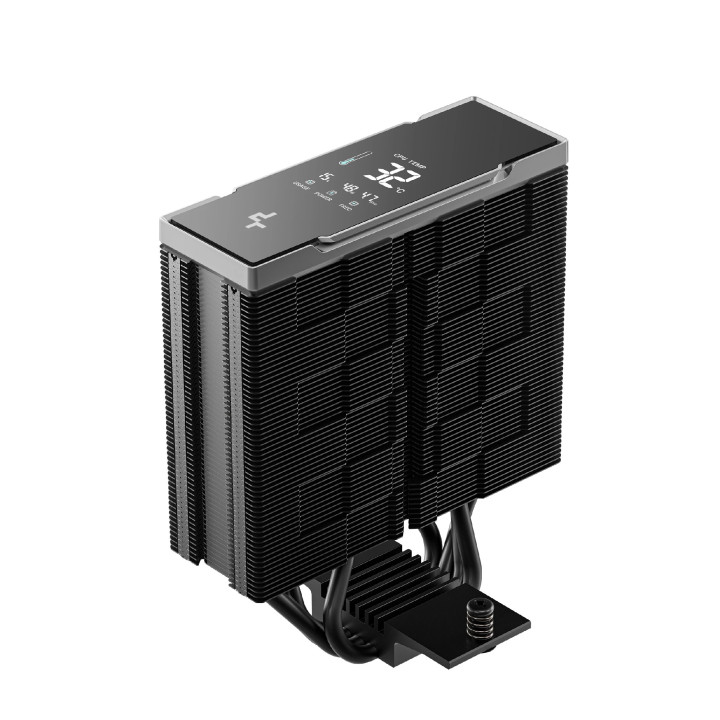 Охладител за процесор DeepCool AK400 G2 DIGITAL NYX, 120mm вентилатор, въздушно охлаждане, Hydro bearing, 500-2200 RPM, LGA1150/