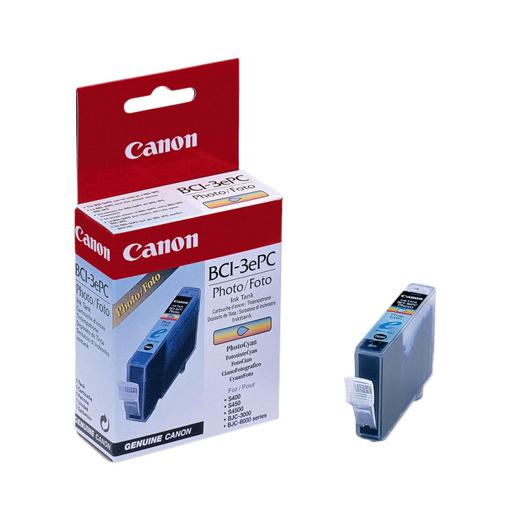 Консуматив за мастиленоструен печат CANON BCI-3EPC, Cyan - BEF47-3171300 - 1
