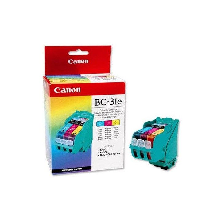 Мастилена касета CANON BC-31e COLOR, 420 стр., Cyan/Magenta/Yellow - BEF45-2051300 - 1