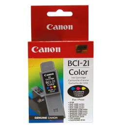 	Мастилена касета CANON BCI-21C, 200 страници, Цветен (Cyan, Magenta, Yellow) - BEF47-0831500 - 1