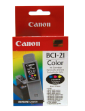 	Мастилена касета CANON BCI-21C, 200 страници, Цветен (Cyan, Magenta, Yellow) - BEF47-0831500 - 1