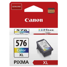Мастилена касета Canon CL-576XL, Три цвята (Cyan, Magenta, Yellow), 12.6ml, До 300 страници - 5441C001AA - 1