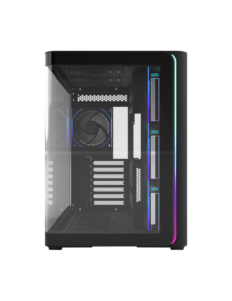 Компютърна кутия FORTRON M580-BP ATX Mid Tower, 460x285x398mm, ATX/M-ATX/Mini-ITX, 3x120mm ARGB фанове - POC0000247 - 2