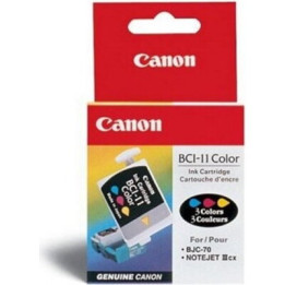 	Мастилена касета CANON BCI-11COLOR, 3-цветно (Cyan, Magenta, Yellow), 40ml, съвместимо с BJC-70/NoteJet IIIcx - BEF47-0771500 -