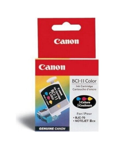 	Мастилена касета CANON BCI-11COLOR, 3-цветно (Cyan, Magenta, Yellow), 40ml, съвместимо с BJC-70/NoteJet IIIcx - BEF47-0771500 -