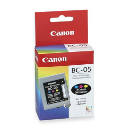 Мастилена касета CANON BC-05, цветна (жълта, циан, магента), 200ml, за BJC-210/BJC-240 - BEF45-0891500 - 1