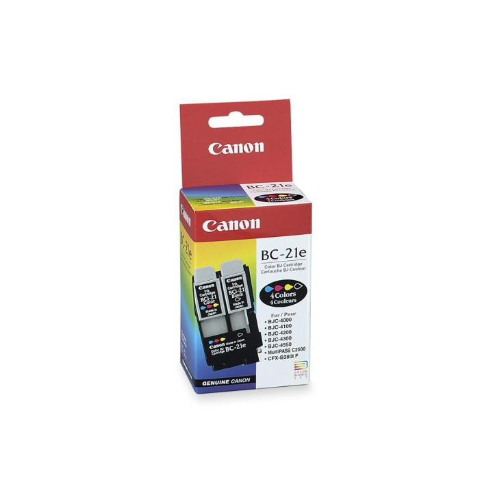 Мастилена касета CANON BC-21E, черна, 2000 стр. - BS0899A313AA - 1